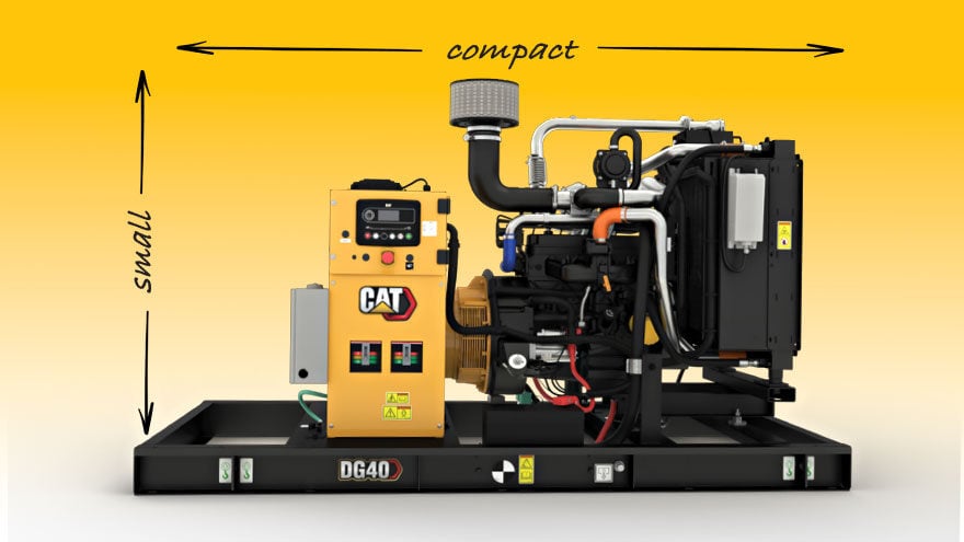 Compact and Eco-Friendly Power: Introducing the Cat DG40-80 Natural Gas Generators