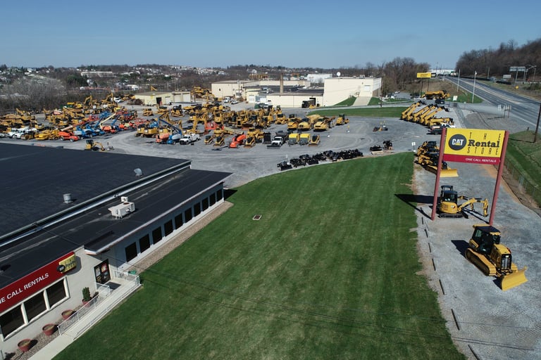 Arial View of Cat Rental Store