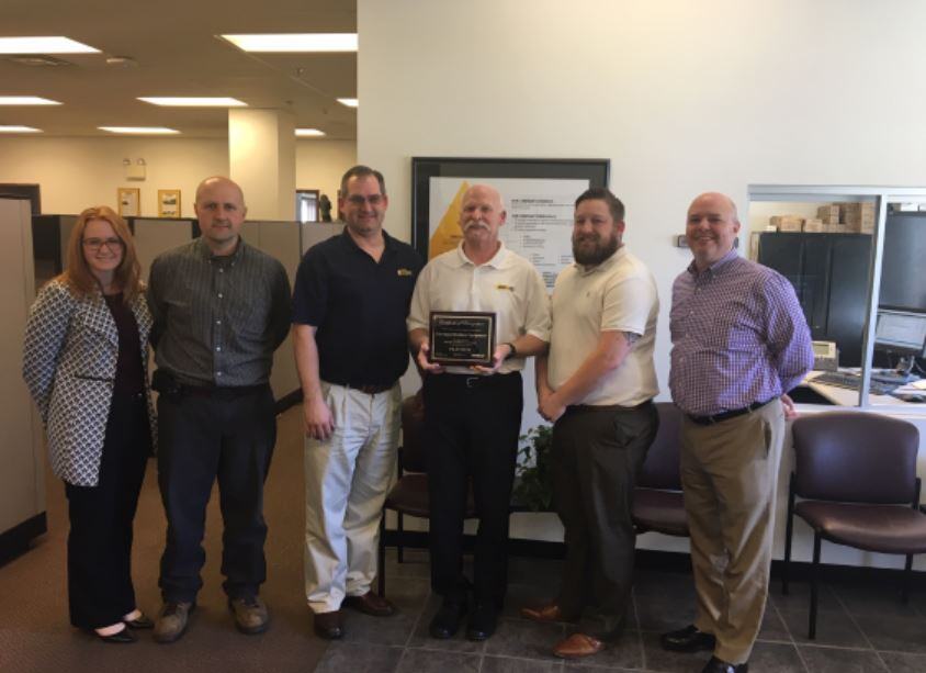 Cleveland Brothers Oil & Gas Team Receives Cat Platinum Award