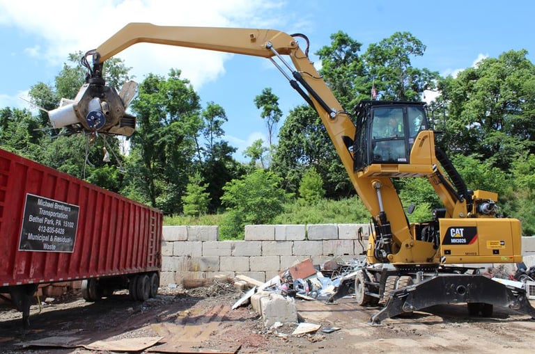 Michael Brothers Offers Recycling Solutions with Cat Equipment