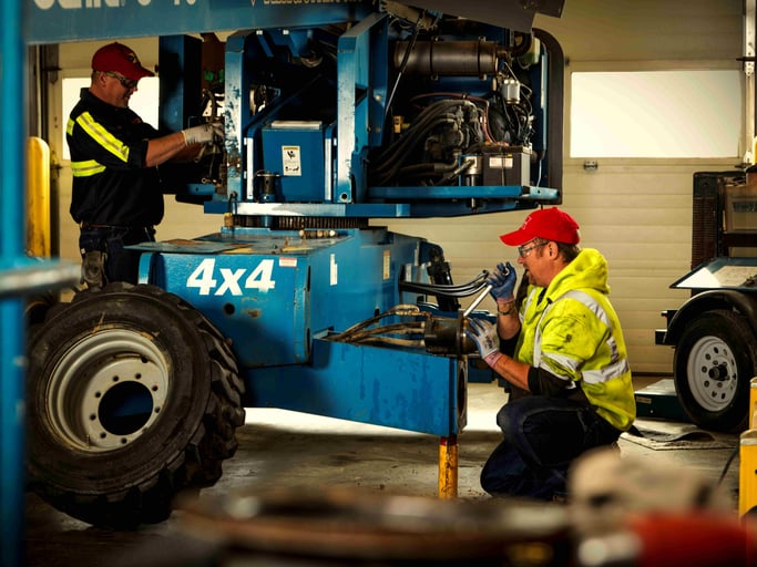 maintenance on rental equipment